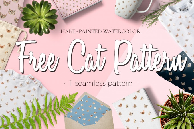 FREE CAT PATTERN｜Behance